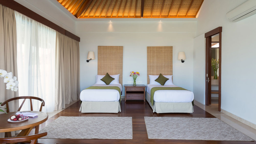 Pandawa Cliff Estate - Villa Marie - Upstairs twin bedroom